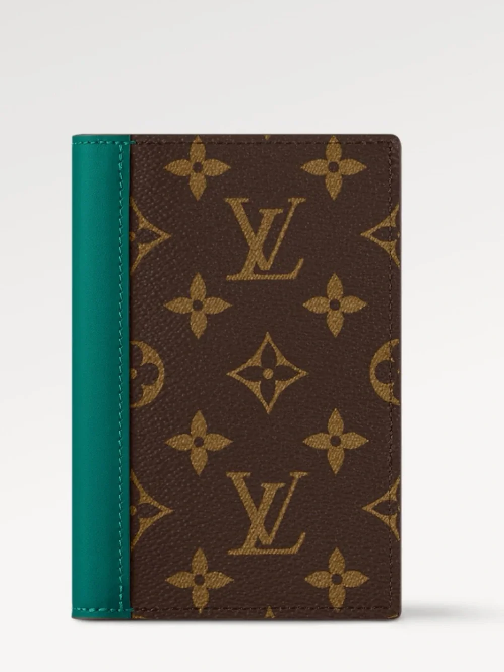 Louis Vuitton Monogram macassar borneo green Passport Cover
